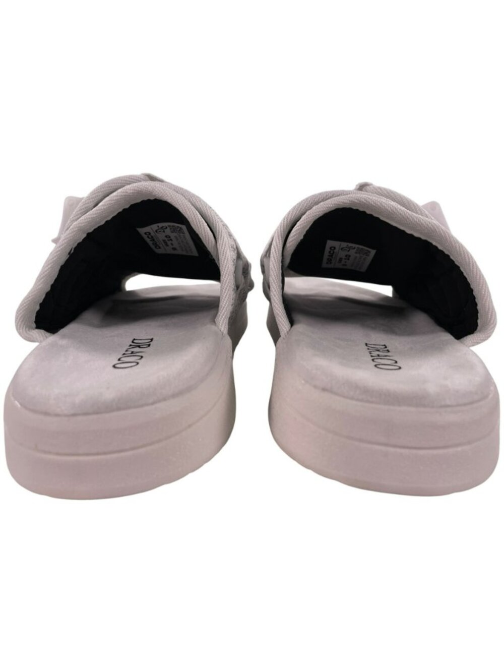 Draco Slides Adjustable Grey Mesh Casual Sandals Size 9-10 - Picture 5 of 8